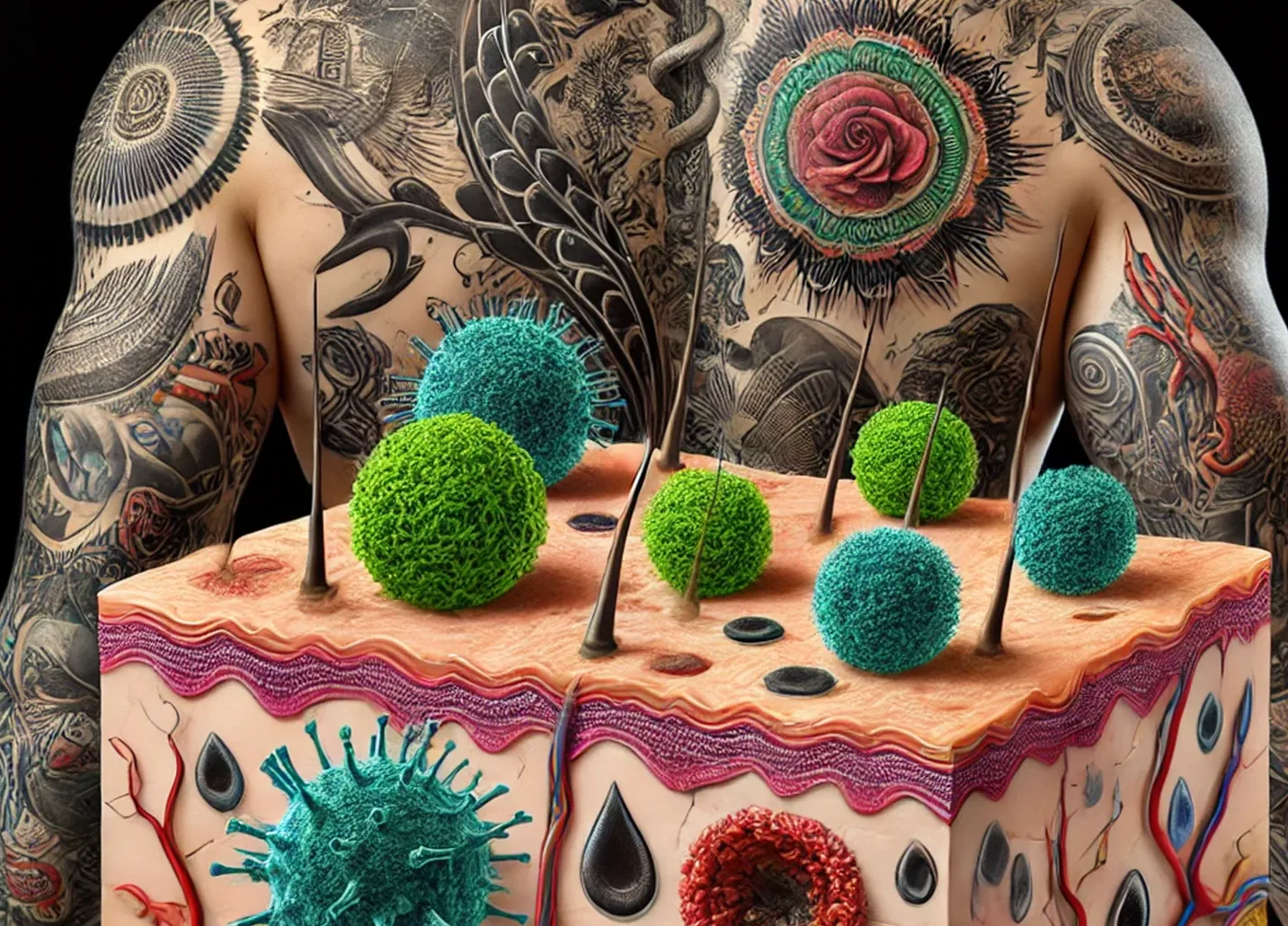 ruolo dei macrofagi nella persistenza dei tatuaggi